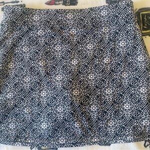 Tranquility by Colorado Clothing Black and White A-line Mini Skirt